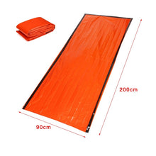 Load image into Gallery viewer, New Emergency Sleeping Bag Emergency First Aid Sleeping Bag PE Aluminum Film Tent For Outdoor Camping and Hiking Sun Protection